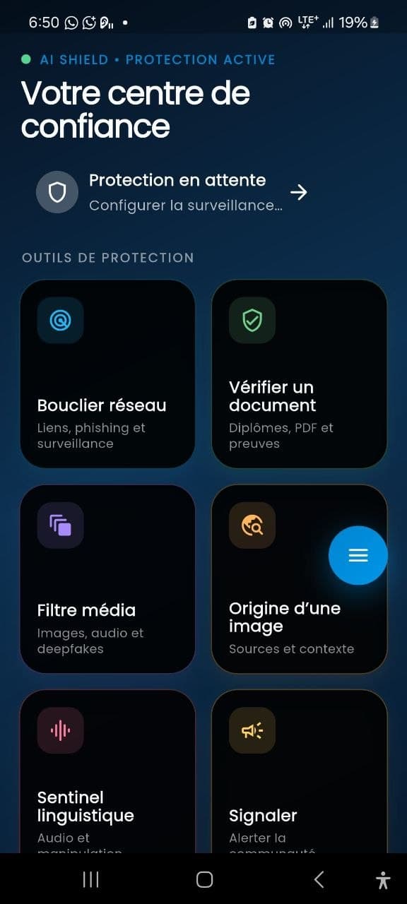 Application mobile