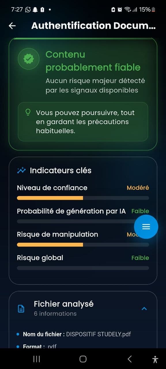 Rapports intelligents